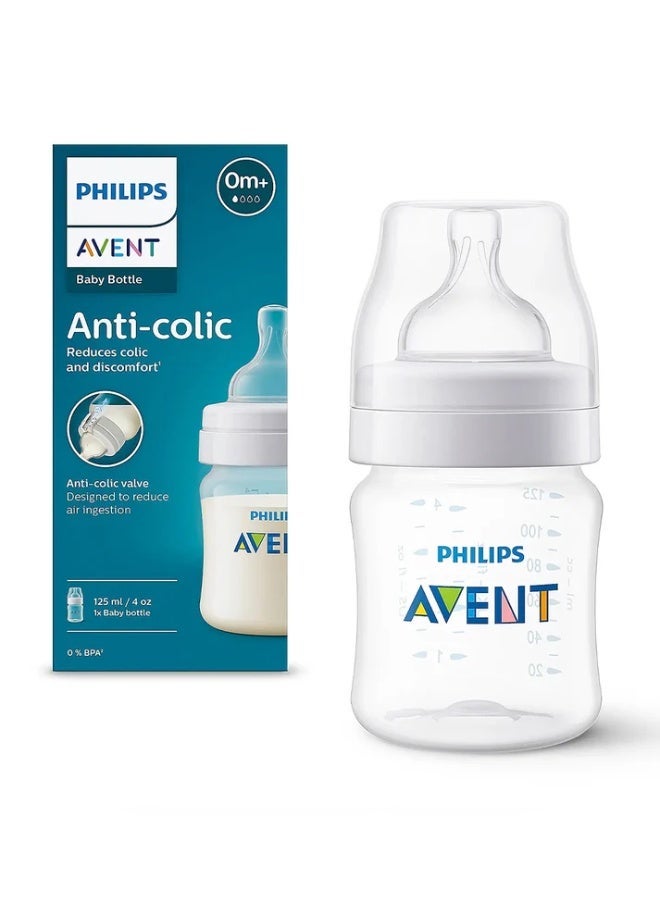 Avent Anti-Colic Baby Bottle 125ml (0M+) – Newborn Feeding Bottle, 1 Pack - Image 2